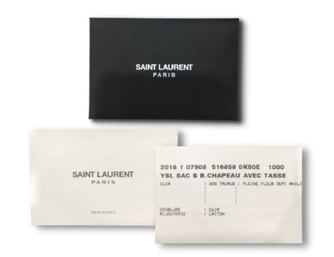 real ysl authenticity card|ysl logo.